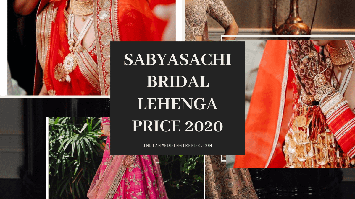 sabyasachi wedding dress cost
